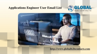 Applications Engineer User Email List