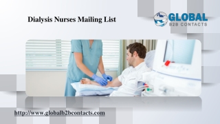 Dialysis Nurses Mailing List