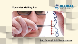 Geneticist Mailing List