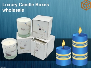 Luxury Candle Boxes wholesale