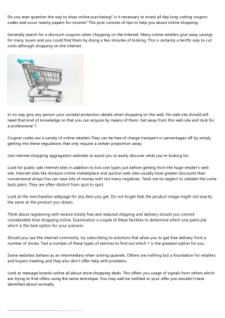 Excellent Guidance For Finding Bargains Online