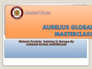 Biotech Products Training in Europe