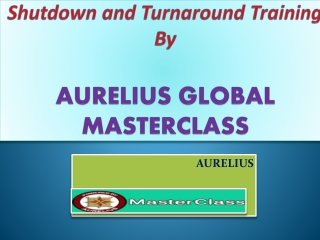 Shutdown and Turnaround Training