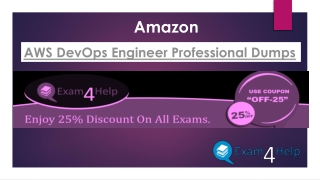 Get AWS DevOps Engineer Professional PDF Dumps for Simple Good results: Exam4Help