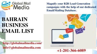 Bahrain Business Email List