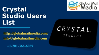 Crystal Studio Users List