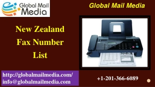 New zealand fax number list