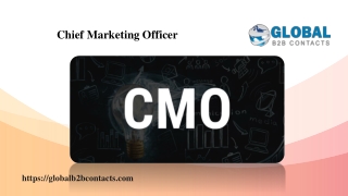 Chief Marketing Officer