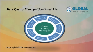 Data Quality Manager User Email List