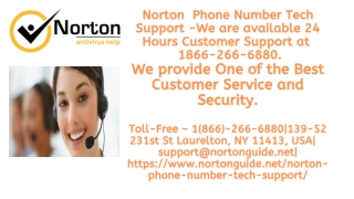 Norton Phone Number Tech Support