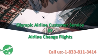 Olympic Airline Customer Service- Airline Change Flights