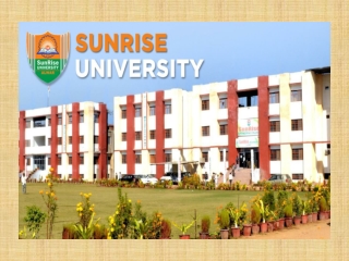 ENGINEERING COURSE OFFERED BY SUNRISE UNIVERSITY
