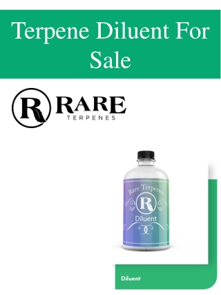 Terpene Diluent For Sale