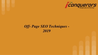 5 Off Page techniques in 2019 you need to know