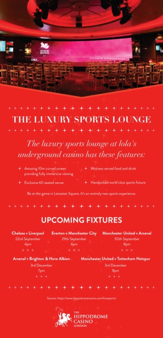 The Luxury Sports Lounge