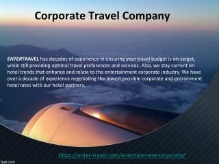 Corporate Travel Company