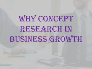 Why Concept Research in Business Growth