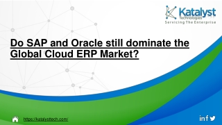 Do SAP and Oracle still dominate the Global Cloud ERP Market?