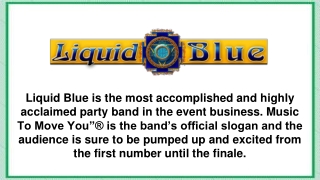 Live Wedding Band San Diego - Liquid Blue