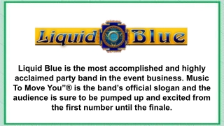 Live Wedding Band San Diego - Liquid Blue