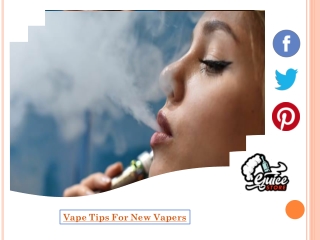 Vape Tips For New Vapers