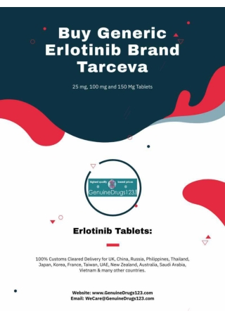 Buy Erlotinib Brand Tarceva Online
