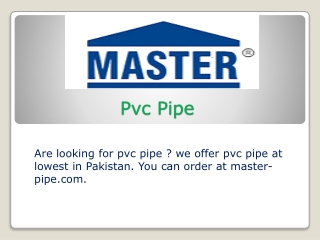 pvc pipe