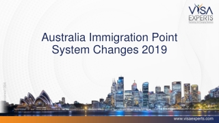 Australia Immigration Point System Changes 2019