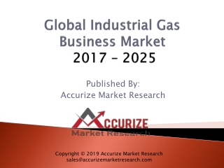 Global Industrial Gas Business Market