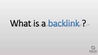 What is a Backlink?