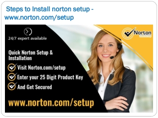 Steps to Install norton setup - www.norton.com/setup