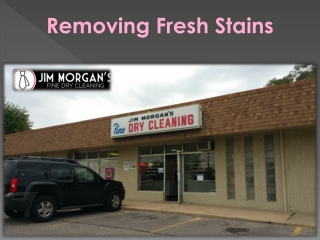 Removing Fresh Stains