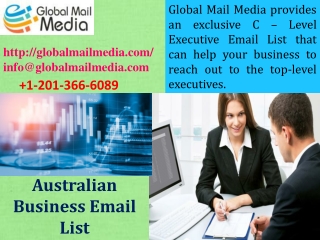 Australian Business Email List