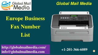 Europe Business Fax Number List