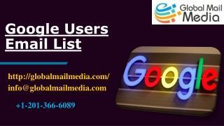 Google Users Email List