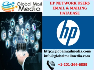 HP NETWORK USERS EMAIL & MAILING DATABASE