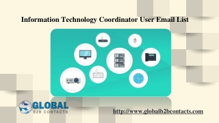 Information Technology Coordinator User Email List