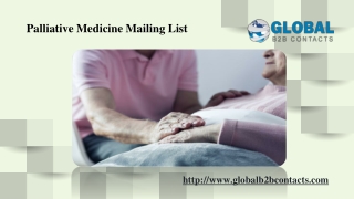 Palliative Medicine Mailing List