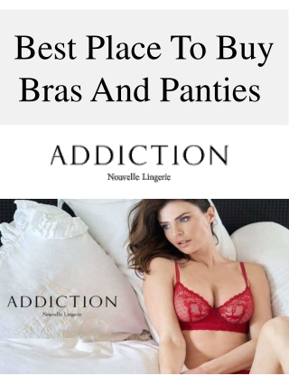 Best Place To Buy Bras And Panties