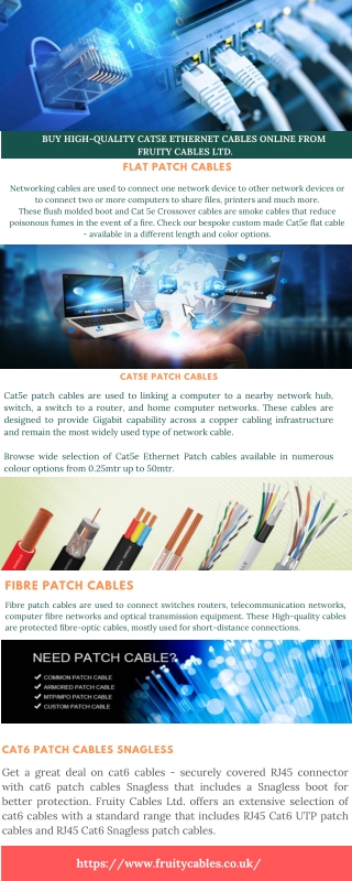 Flat Patch Cables