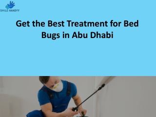 Get the Best Treatment for Bed Bugs in Abu Dhabi