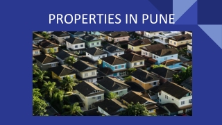 Property in Pune - Know More About Residential Properties for Sale in Pune