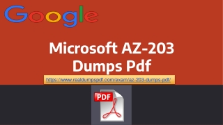 Get Real Microsoft AZ 203 Dumps Pdf