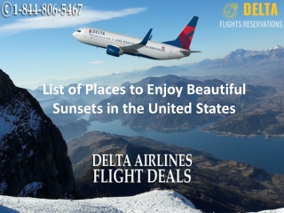 List of Places to Enjoy Beautiful Sunsets in the United States