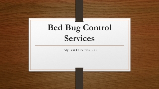 Bed Bugs Control Services Indianapolis IN