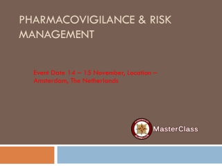 pharmacovigilance training