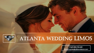 Atlanta Wedding Limos