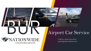 Burbank Airport Car Service