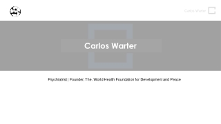 Carlos Warter - Spiritual Mentor