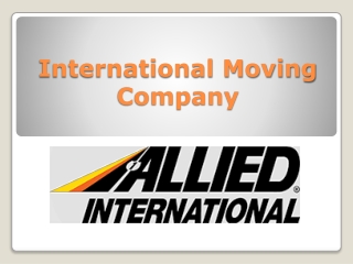 International Moving Company